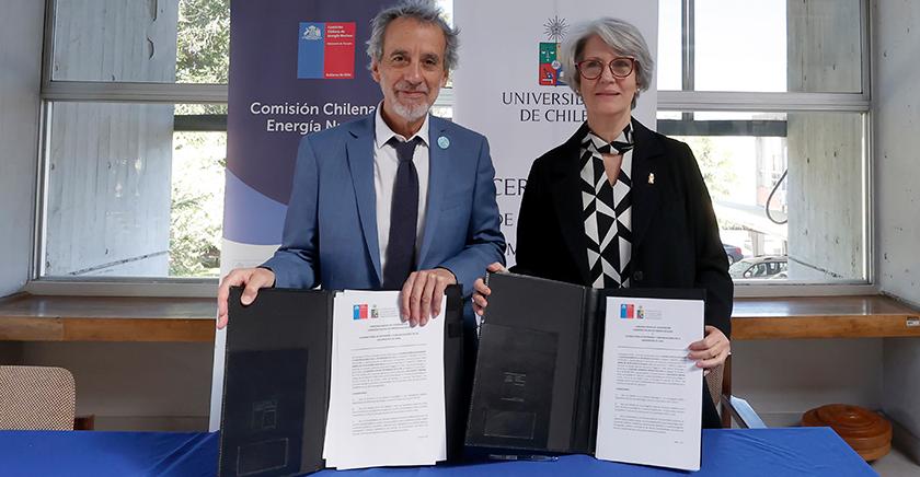 Universidad de Chile firma convenio de cooperación con la Comisión Chilena de Energía Nuclear