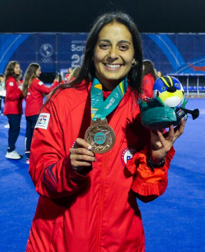 Francisca Tala fue parte de la nómina que ganó el bronce en Santiago 2023