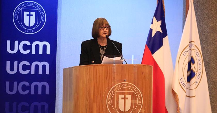 Rectora Rosa Devés inauguró año académico 2024 en la Universidad Católica del Maule