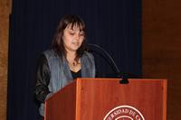 Fernanda Uribe, estudiante del magíster en Estudios Latinoamericanos y representante de la Asamblea de Estudiantes de Postgrado