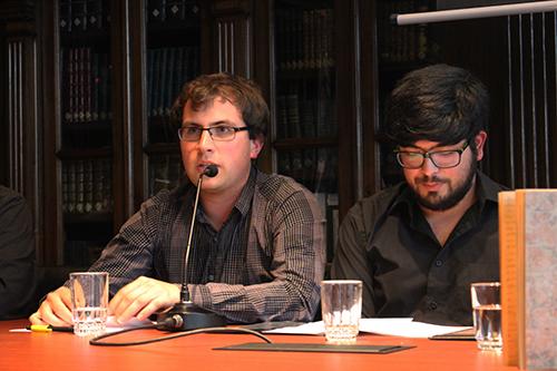 Miguel Carmona y Claudio Gutiérrez, especialistas en francés medieval y latín, respectivamente