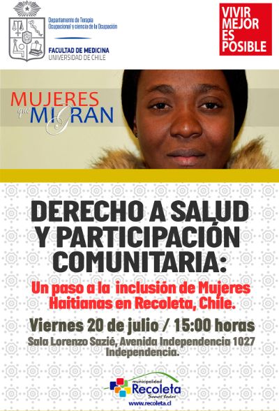 Derecho a salud y participación comunitaria: Un paso a la inclusión de  Mujeres Haitianas en Recoleta, Chile.