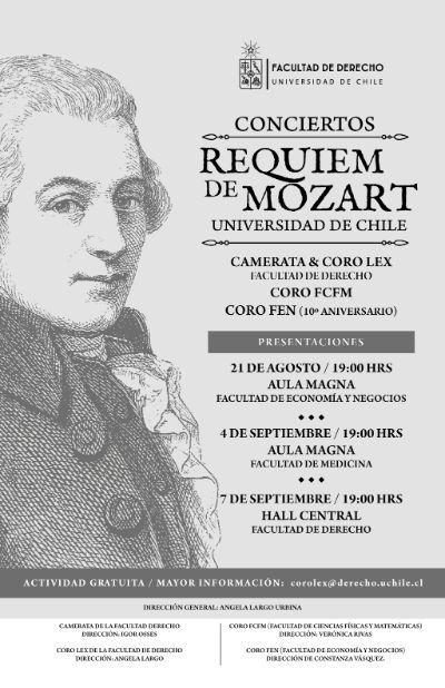 Concierto "Requiem en re menor" de Mozart