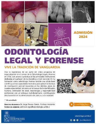 Título de Profesional Especialista en Odontología Legal y Forense