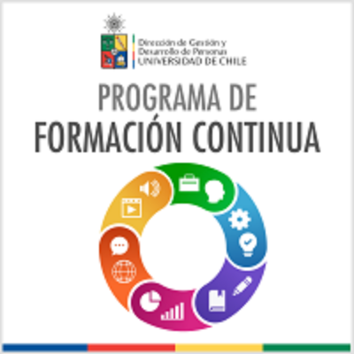 Imagen del programa de formación continua de la Dirección de Gestión y Desarrollo de Personas de la Universidad de Chile.