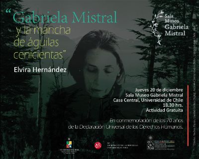 "Gabriela Mistral y la mancha de las águilas cenicientas"