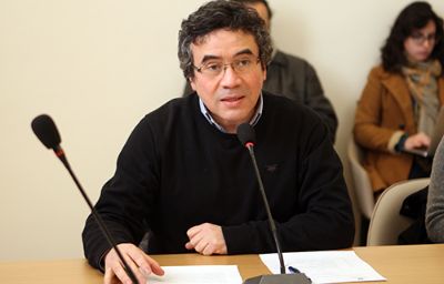 Director del Departamento de Geofísica de la Facultad de Ciencias Físicas y Matemáticas de la U. de Chile, Jaime Campos.