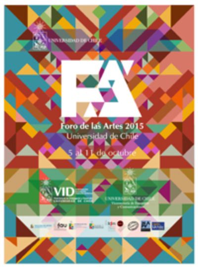 Afiche Foro de las Artes 2015