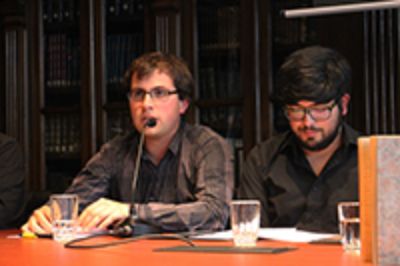  Miguel Carmona y Claudio Gutiérrez, especialistas en francés medieval y latín, respectivamente