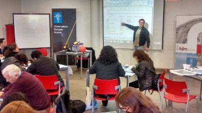 El primer taller se realizó a profesores de la comuna de Quinta Normal.