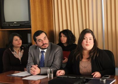 Fernando Molina, Secretario General (S), y Carolina Camus de Gestión Institucional, presentaron los avances del proyecto ad portas de lanzarse.