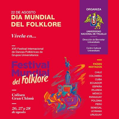 El festival se desarrolló entre el 24 y el 29 de agosto, y reunió a una decena de grupos folklóricos de universidades de América y Europa.