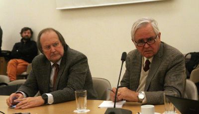 Los decanos Davor Harasic y Santiago Urcelay participaron de este encuentro.