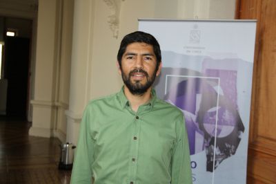 El Director de Creación Artística de la U. de Chile, Fernando Gaspar.