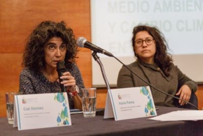 Coti Donoso y Karla Palma, académicas del ICEI. 