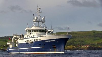 El buque "Cabo de Hornos" es una de las plataformas científico-marina más modernas de su tipo.