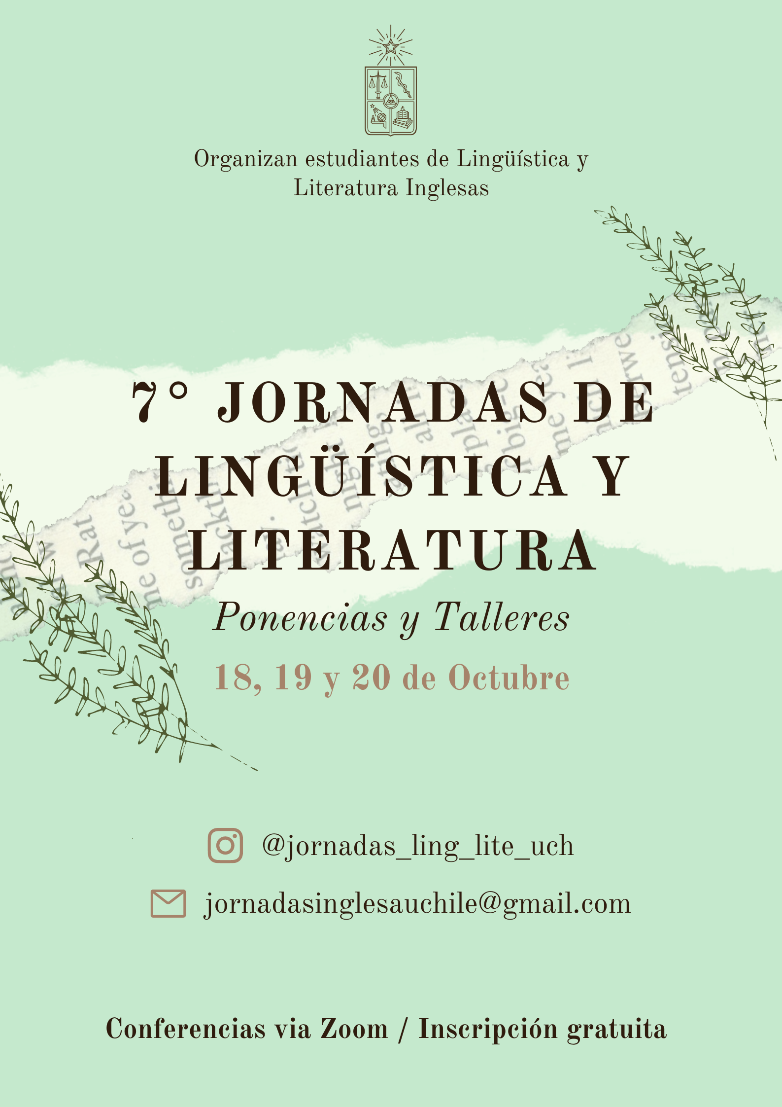 7 Jornadas de Lingüística y Literatura Universidad de Chile