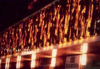 Friso realizado en acero soldado, de 60 metros de largo, que lucía el centro comercial Apumanque