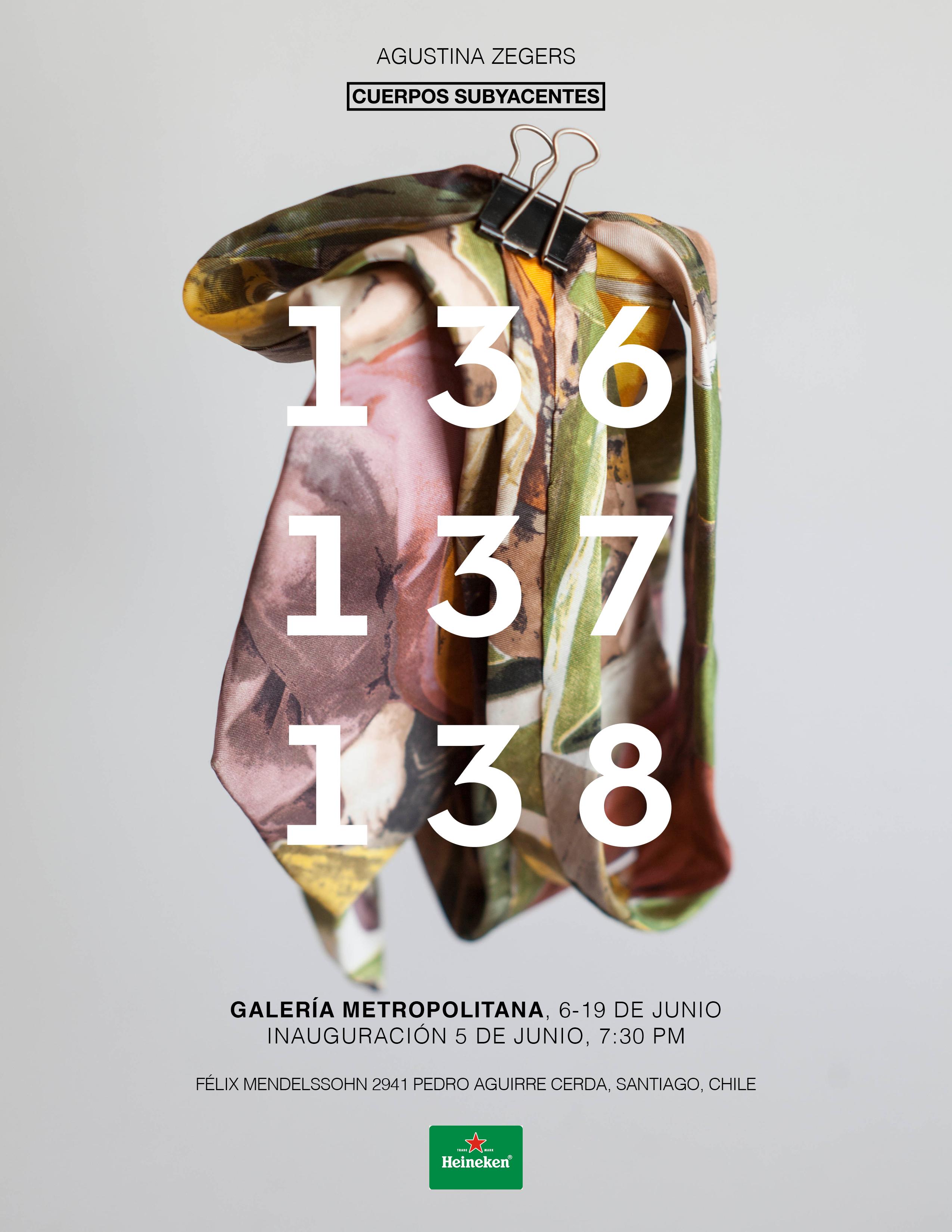 La exposición se inaugura el 5 de junio y se extiende hasta el 19 del mismo mes en Galería Metropolitana.