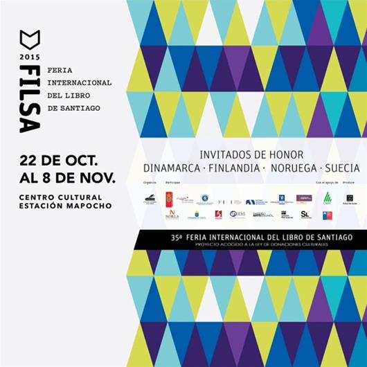 Afiche de la Feria Internacional del Libro de Santiago 2015