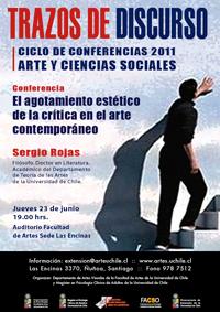 La conferencia "El agotamiento estético de la crítica en el arte contemporáneo" se realizará este jueves 23 de junio, a la 19:00 horas, en el Auditorio de la Facultad de Artes sede Las Encinas.