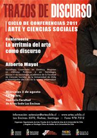 Con entrada liberada, la conferencia "La arritmia del arte como discurso" se realizará este miércoles 3 de agosto, a las 19:00 horas, en el Auditorio de la Facultad de Artes sede Las Encinas.