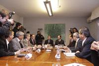 El Comité Ejecutivo del CRUCH se reunió con el Ministro Felipe Bulnes el viernes 8 de agosto. 