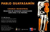 En torno a la vida y obra de Oswaldo Guayasamín, su vínculo con Chile, sus preocupaciones y su manera de ver la vida y comprender la misión de un artista, giró la charla dictada por Pablo Guayasamín.