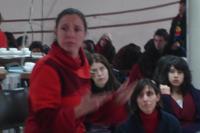 "En  esta visita a Chile confirmé que acá hay gente que de manera instintiva está haciendo lo que yo ya hago en Francia", dijo Milena Gilabert luego de reunirse con los estudiantes del Depto. de Danza