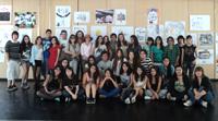 48 estudiantes de todo Chile participaron en el programa "Arte: Pensamiento y Experiencia".