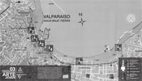 Como un "monumento efímero a la historia subyugada, a las luchas sociales invisibilizadas en espacios que nacen en el territorio ganado al mar", define Meliza Rojas el proyecto realizado en Valparaíso