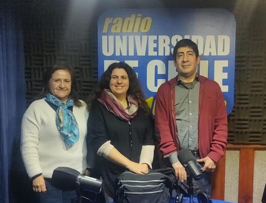 Periodista Ruth Tapia, Dra. Daniela Sauma, Dr. Paul Jara