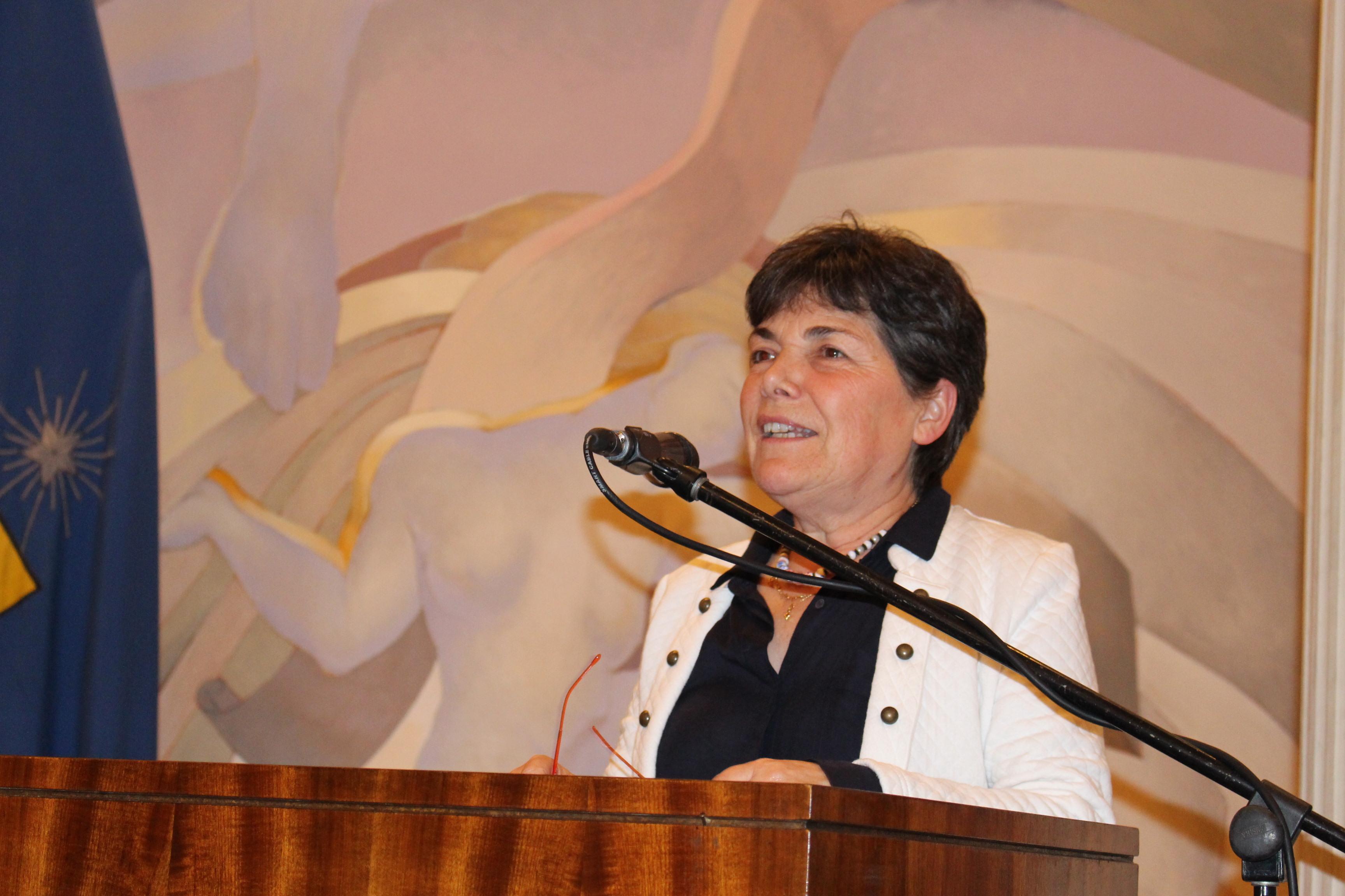 Ministra Paulina Saball, del Ministerio de Vivienda y Urbanismo.