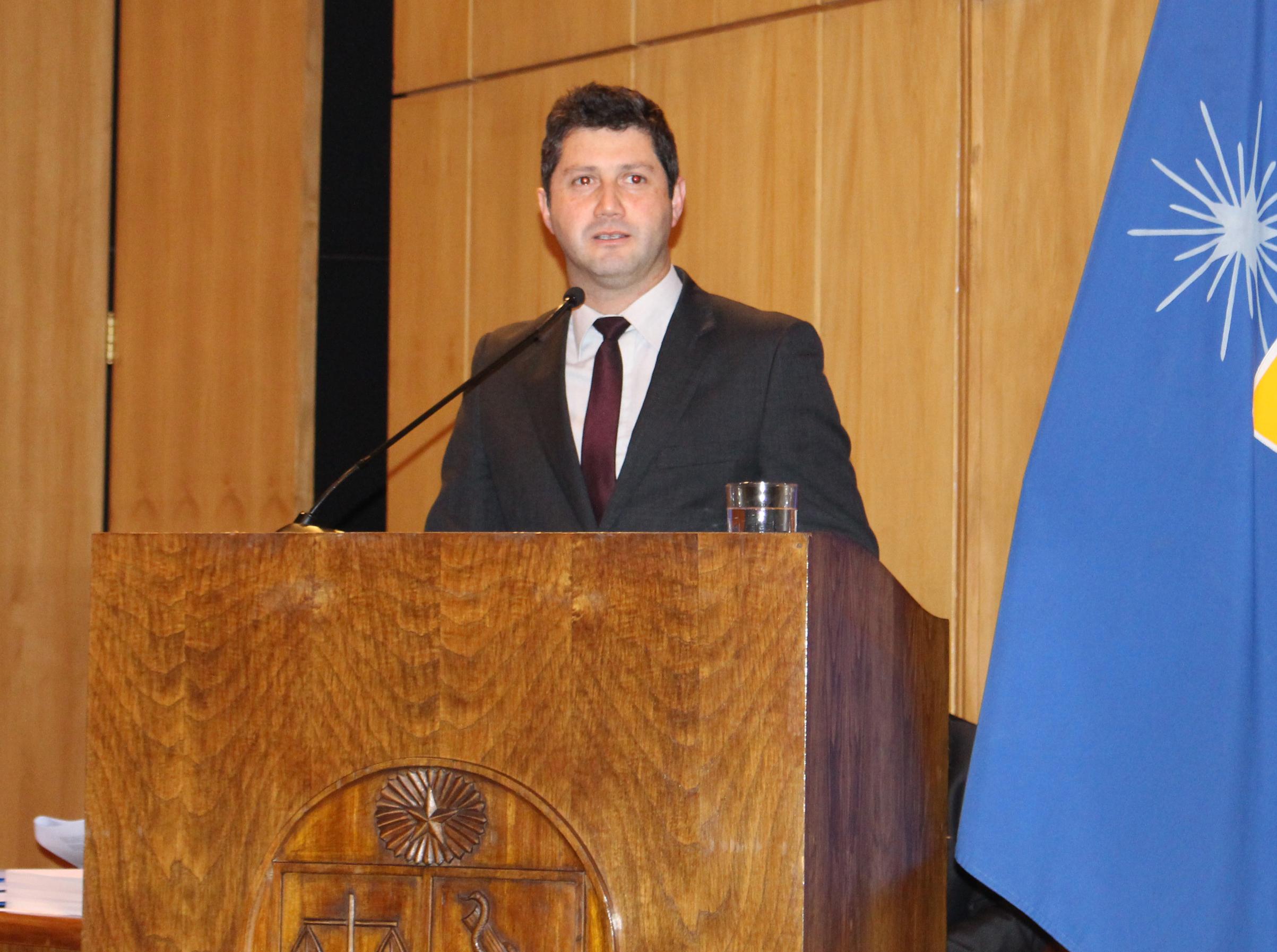 El director nacional (s) de la ONEMI, Víctor Orellana, también se hizo presente en la ceremonia.
