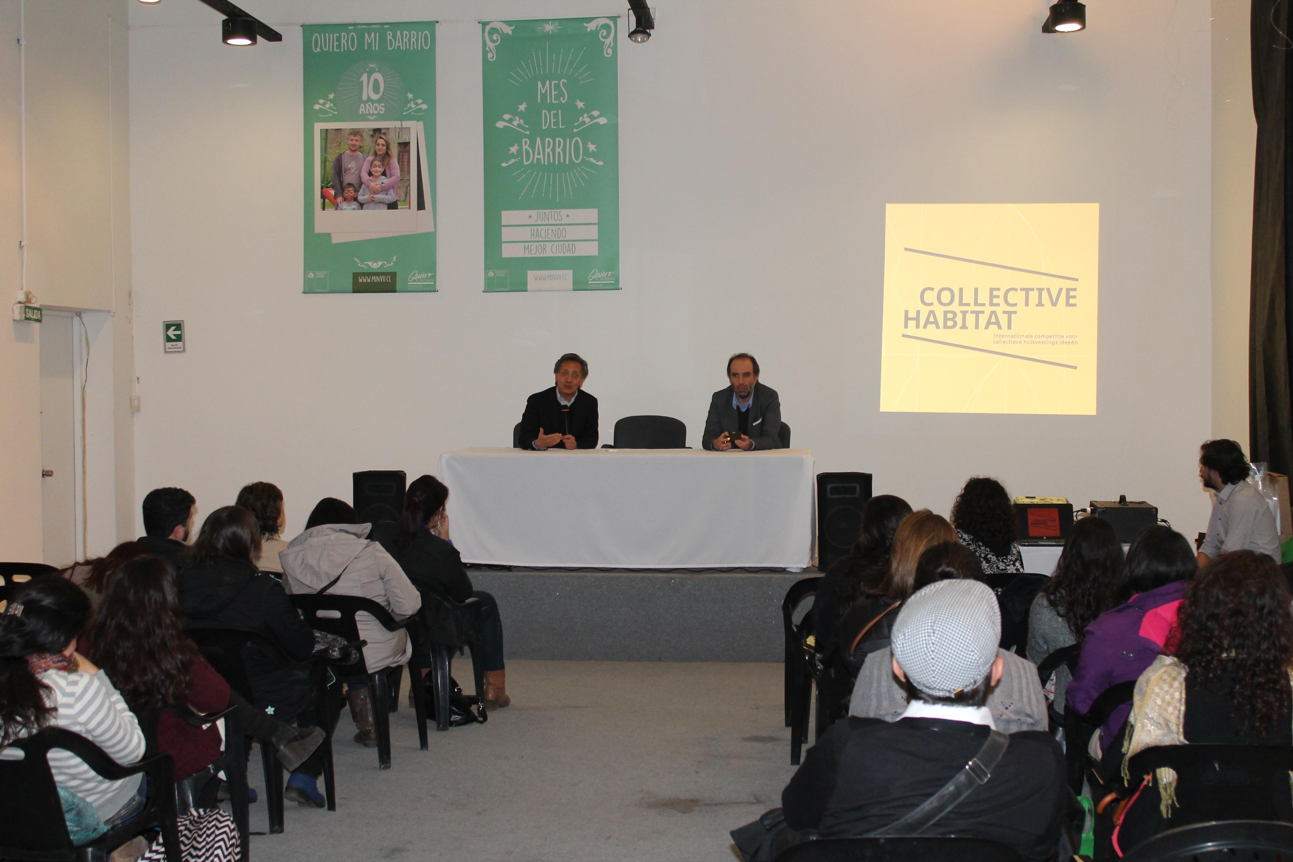 Lanzamiento del Concurso Internacional de Viviendas Colectivas "Habitat Colectivo" en abril.