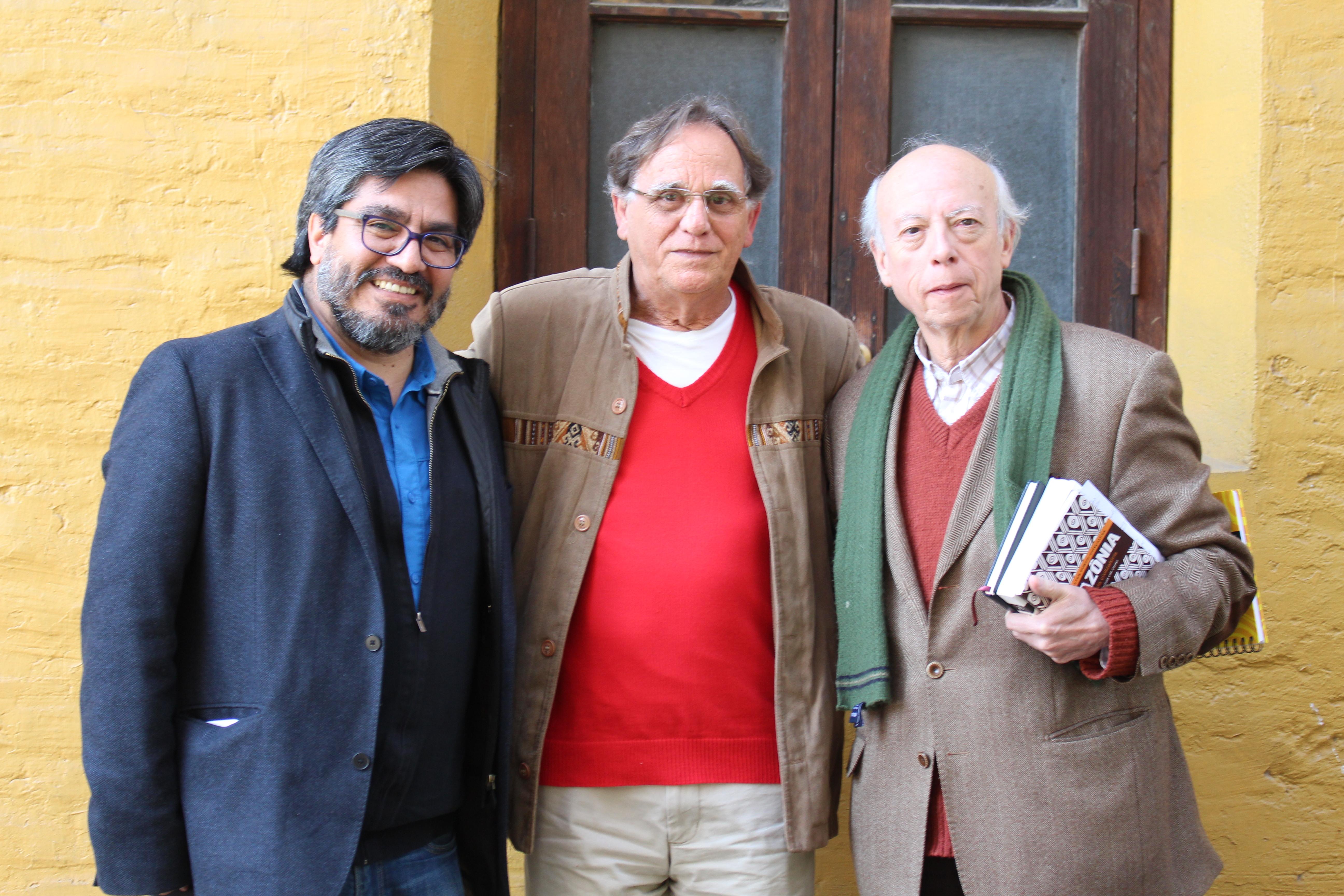 Enrique Aliste, Carlos Walter Porto-Goncalves, Hugo Romero