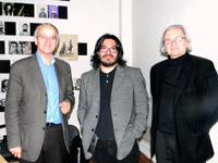 (Izquierda a Derecha) Dr. Guy Di Méo, Prof. Enrique Aliste y Prof. Francisco Brugnoli