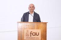 El Director del Instituto de Historia y Patrimonio FAU, profesor Antonio Sahady.