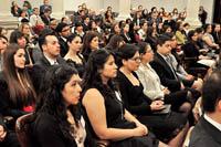 Este año se destacó la presencia de estudiantes extranjeros quienes valoraron la excelencia académicas de los programas de la Universidad de Chile.