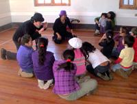 Las niñas y niños participaron en diferentes actividades que les permitieron expresarse libremente.