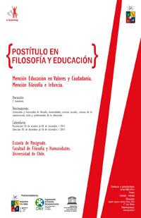  Postítulo en Filosofía y Educación inicia proceso de postulación 2011