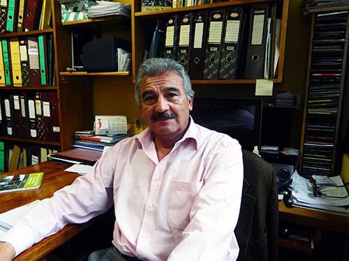 René Carmona Cerda, académico del Departamento de Ingeniería en Maderas.