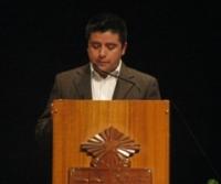 Felipe Sanzana, representó a los graduados de Ingeniería de la Madera y destacó el apoyo de las familias en el proceso de formación.