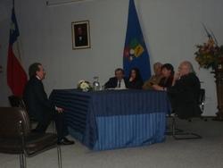 La comisión tras la presentación de Carlos Valdovinos.
