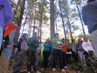 Los estudiantes realizaron su primera aproximación profesional a un bosque, ahí debieron registrar respecto de la fauna y flora existente.