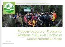 La AIFBN hizo entrega del documento "Propuestas para un Programa Presidencial 2014 - 2018 sobre el sector forestal en Chile".
