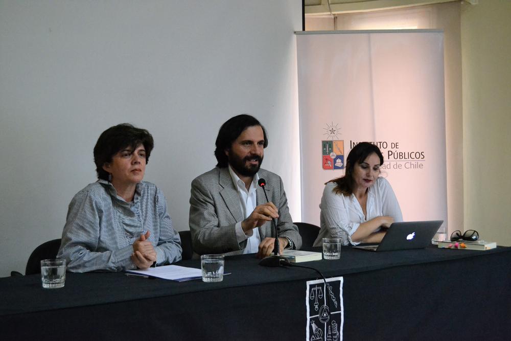 María Inés Picazo, Cristian Pliscoff y Oriana Piffre.