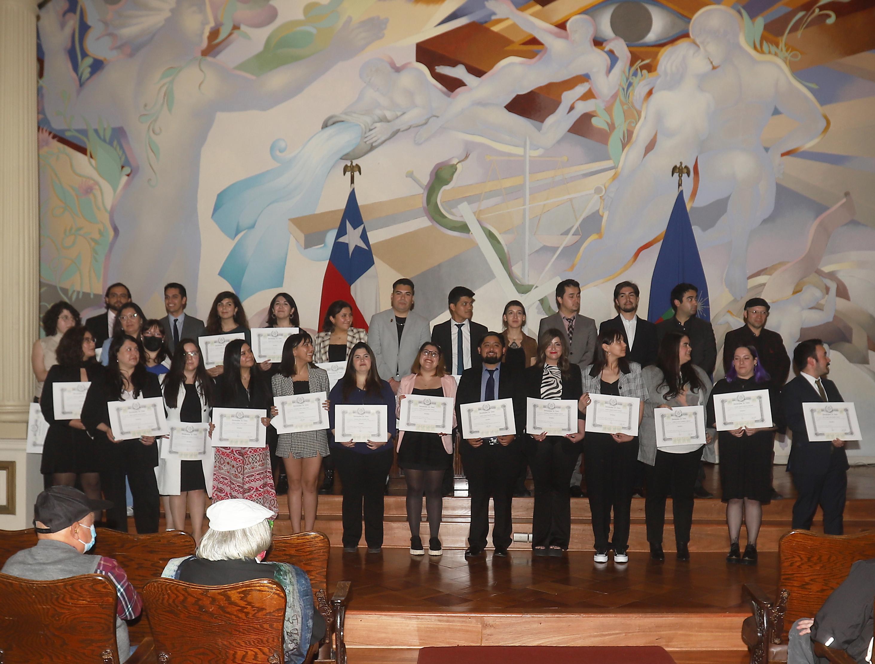 Titulación 2022 Escuela de Periodismo de la Universidad de Chile