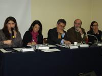 Carolina Stefoni, Helena Olea, Luis García-Corrochano,  Carlos Gutiérrez  y Lucía Alvites.