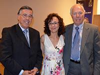 Profesores José Morandé, María José Henríquez y Manfred Wilhelmy.